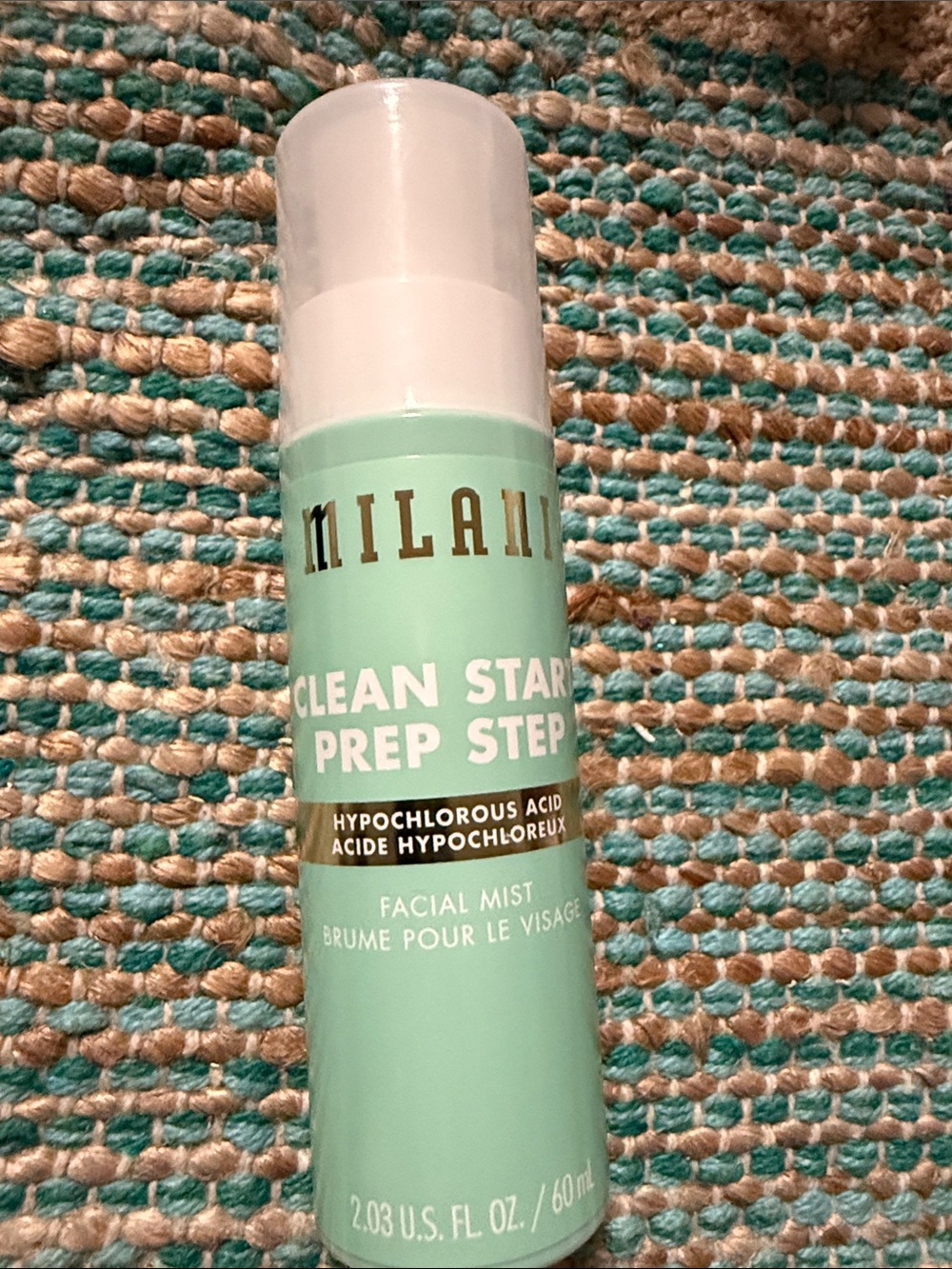 Milani Clean Start Prep Step Facial Mist — Mint Green